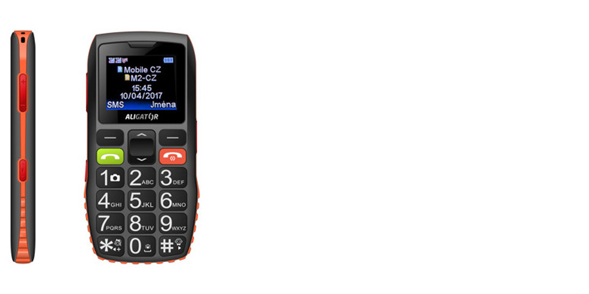 Aligator A440 Senior mobilní telefon, mobil pro seniory