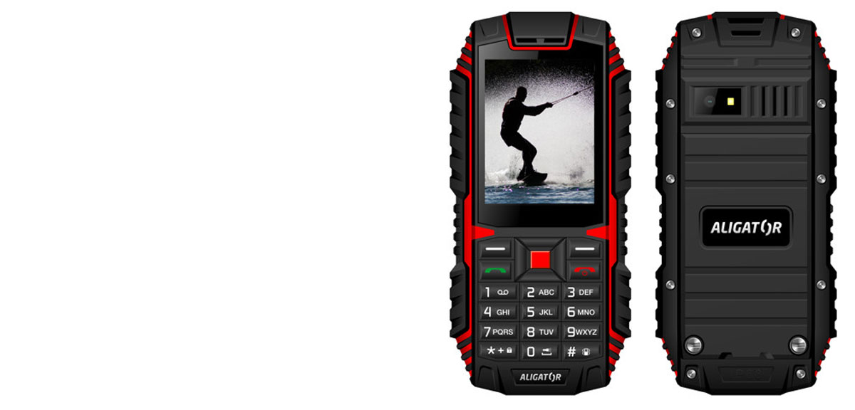 Aligator R12 eXtremo Dual Sim mobilní telefon, odolný mobil, outdoor