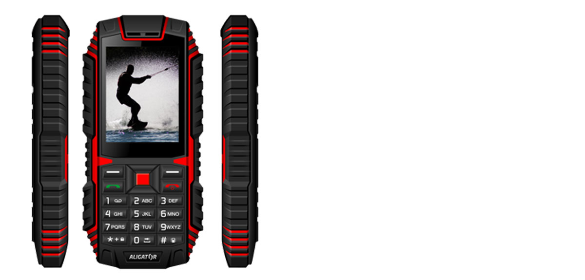 Aligator R12 eXtremo Dual Sim mobilní telefon, odolný mobil, outdoor