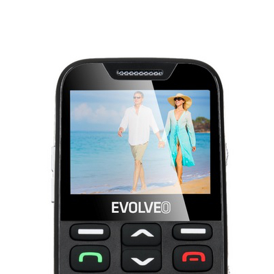 Evolveo EasyPhone XD mobilní telefon pro seniory, mobil - displej