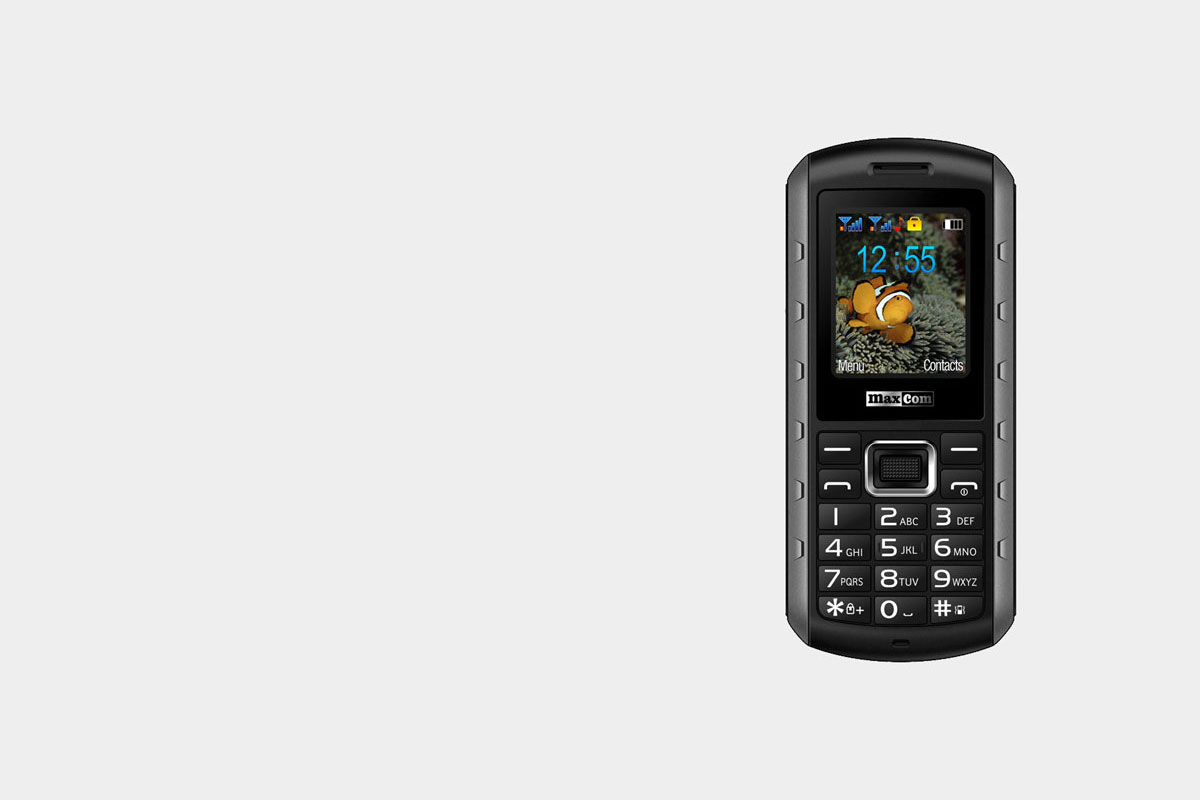 Maxcom Strong MM901 Neptun Dual Sim odolný mobilní telefon, mobil, outdoor.
