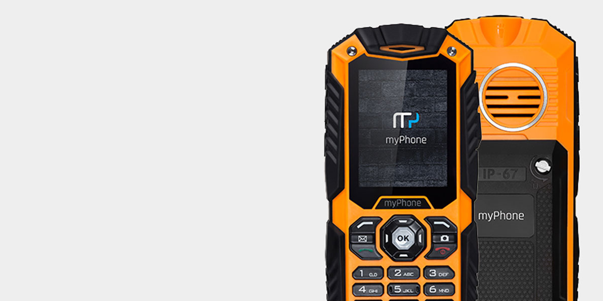 MyPhone Hammer Plus Dual Sim mobilní telefon, mobil, outdoor