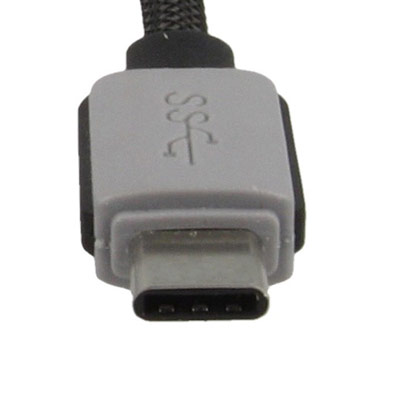 4smarts Basic Line krátký opletený USB kabel s USB Type-C konektorem a délkou 21cm pro mobilní telefon, mobil, smartphone, tablet