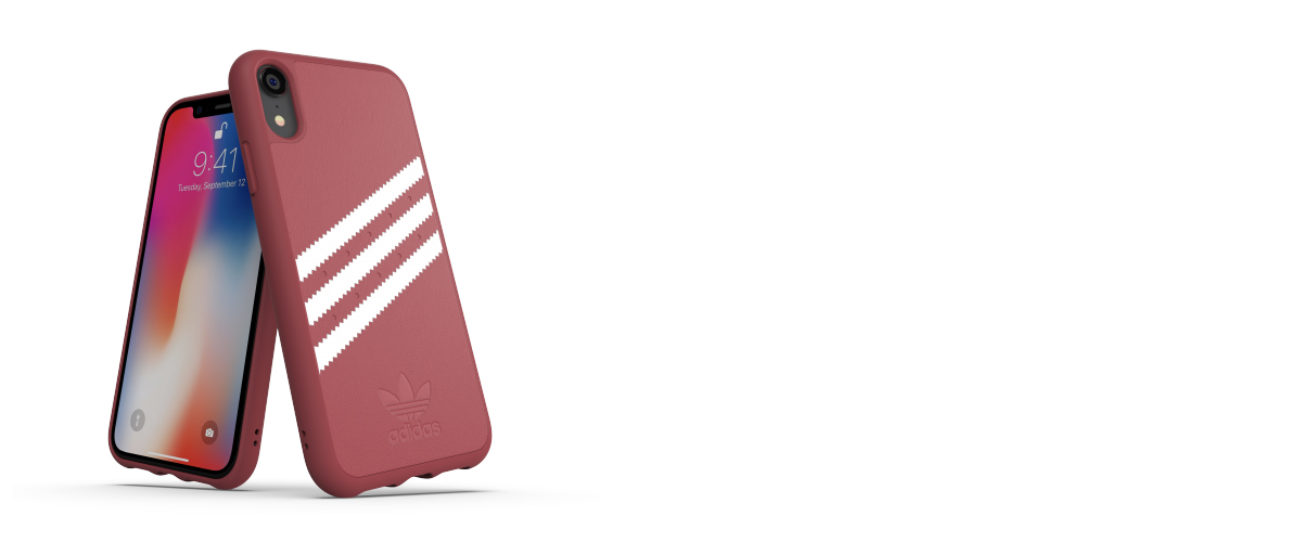 Adidas 3-Stripes Suede Snap Case ochranný kryt pro Apple iPhone XR (CL2350)