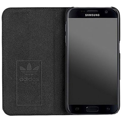 Adidas Booklet Case Suede flipové pouzdro pro Samsung SM-G930F Galaxy S7.