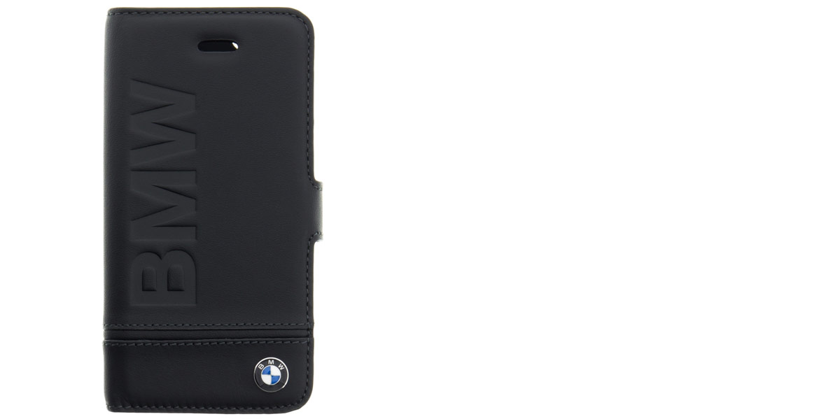 BMW Signature Real Leather flipové pouzdro pro Samsung Galaxy S9 (BMFLBKS9LLST)