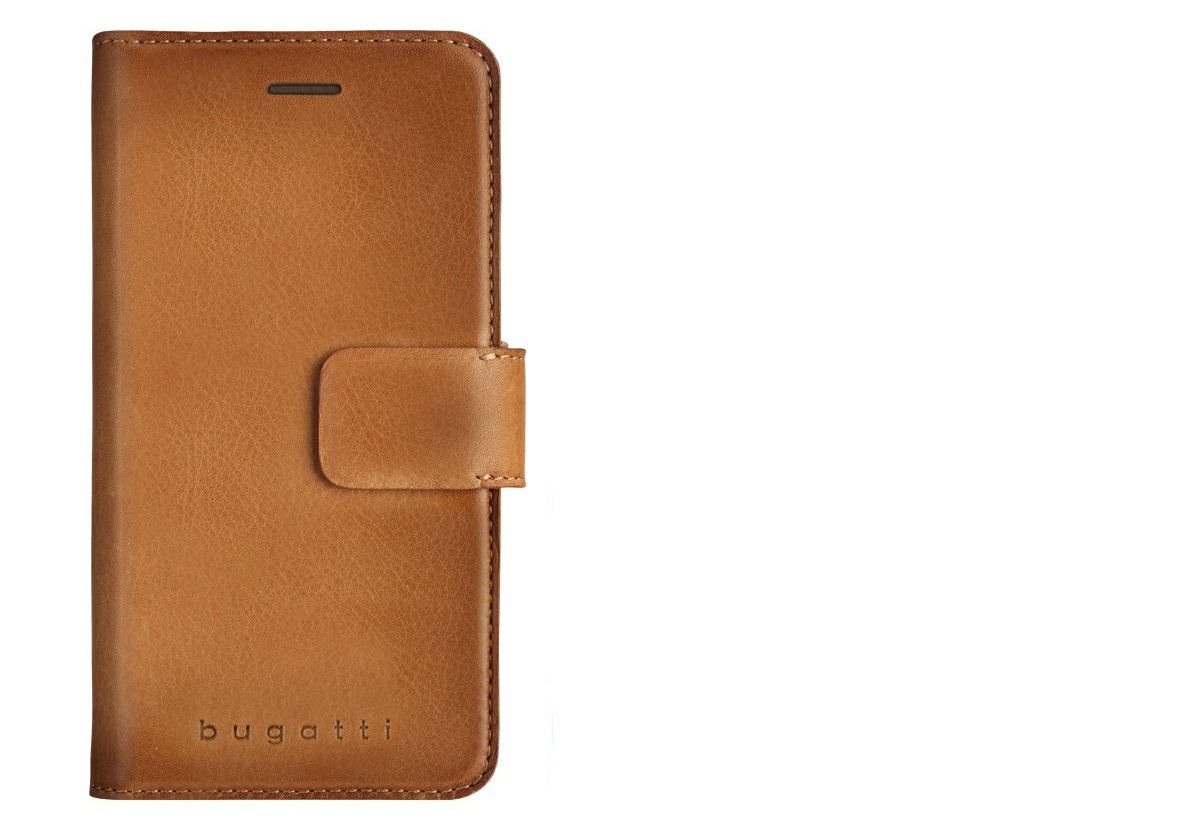 Bugatti Zurigo Full Grain Leather Booklet Case flipové pouzdro z pravé kůže pro Apple iPhone X