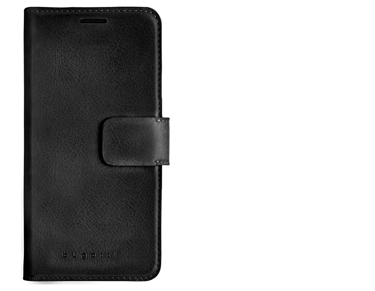 Bugatti Zurigo Full Grain Leather Booklet Case flipové pouzdro z pravé kůže pro Samsung Galaxy S9