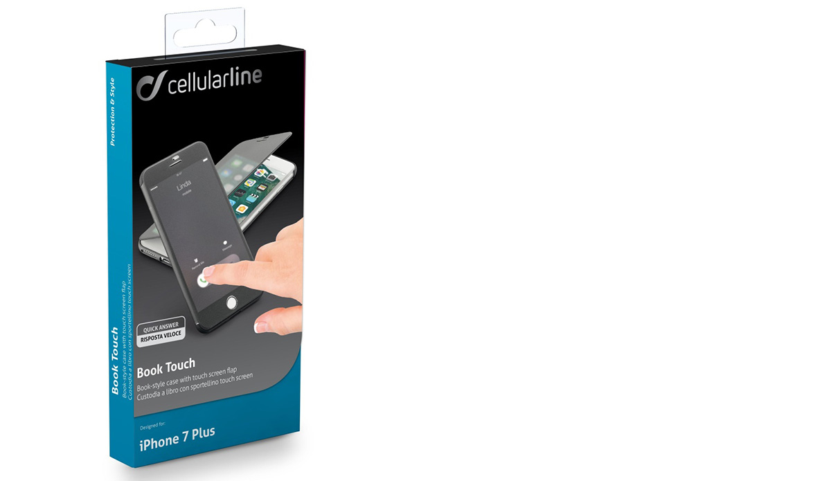 CellularLine Book Touch flipové pouzdro pro Apple iPhone 7 Plus