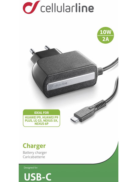 CellularLine Charger Ultra nabíječka do sítě s USB-C konektorem pro mobilní telefon, mobil, smartphone