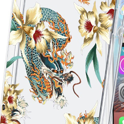 CellularLine Style Dragons ochranný kryt s motivem draků pro Apple iPhone 5, iPhone 5S, iPhone SE
