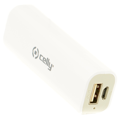Celly BiPower PowerBank duální záložní zdroj 2x2200 mAh pro mobilní telefon, mobil, smartphone, tablet.