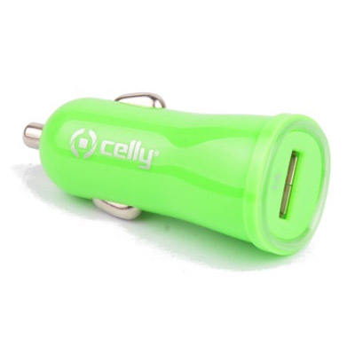 Celly USB Car Charger nabíječka do auta s USB výstupem 1A pro mobilní telefon, mobil, smartphone
