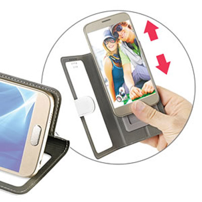 Celly View Unica univerzalni flipove pouzdro pro mobilni telefon, mobil, smartphone