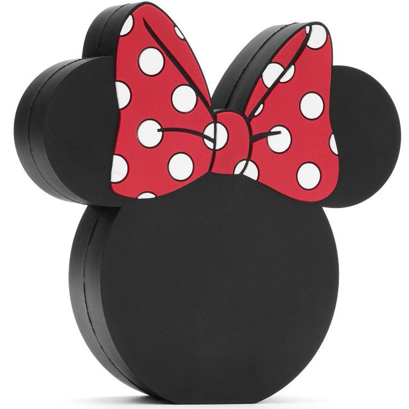 Disney Minnie Mouse Matt 3D Head Power Bank záložní zdroj 5000mAh ve tvaru myščiny hlavy