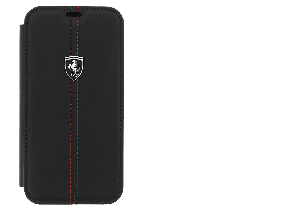 Ferrari Heritage Real Leather flipové pouzdro pro Samsung Galaxy S9 (FEHDEFLBKS9BK)