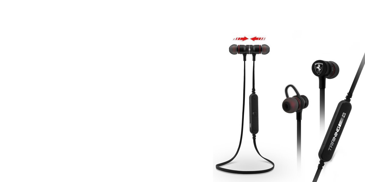 Ferrari Scuderia Bluetooth Stereo Earphones stereo Bluetooth headset s ovladačem