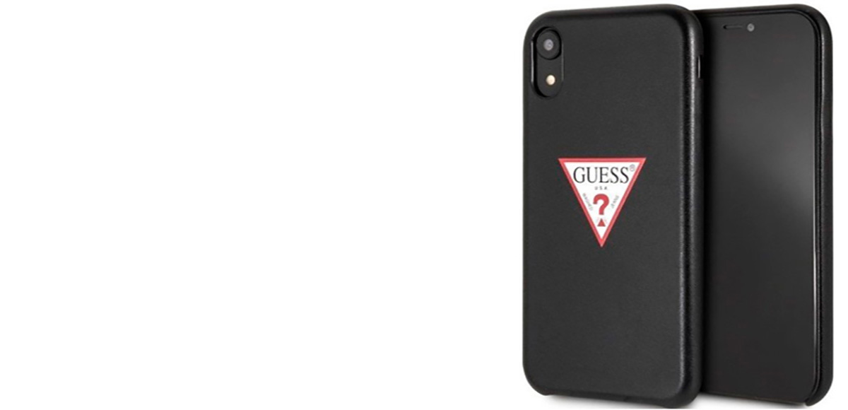 Guess Triangle ochranný kryt pro Apple iPhone XR (GUHCI61PTPURE)
