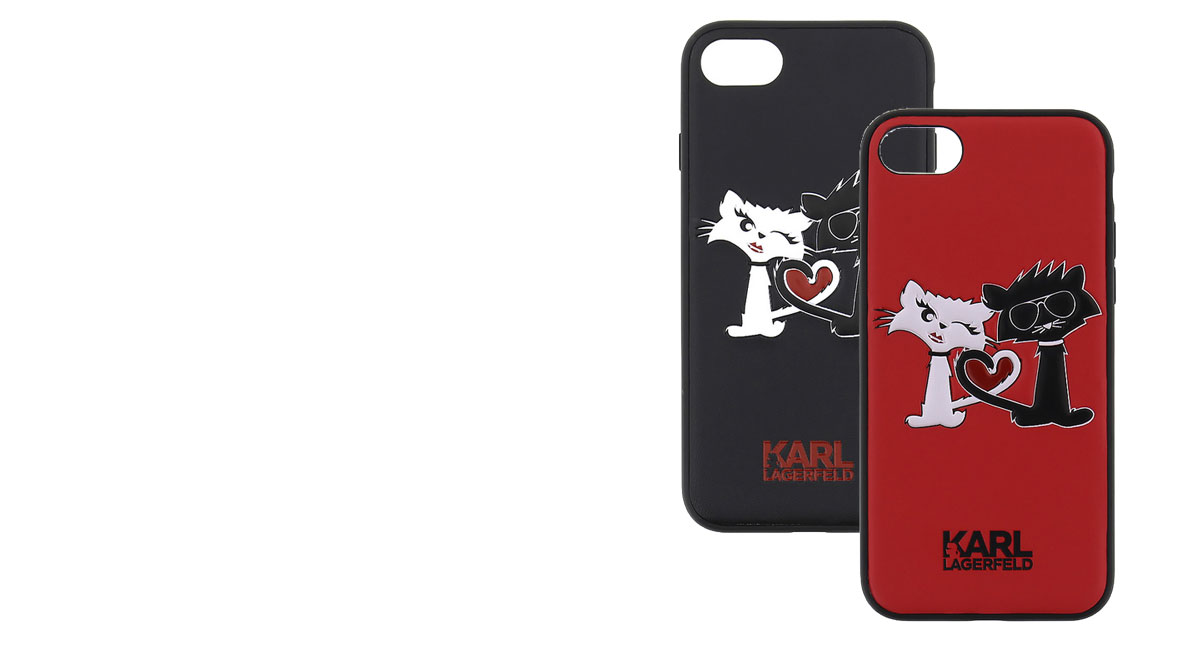 Karl Lagerfeld Choupette in Love Hard Case ochranný kryt pro Apple iPhone 7.