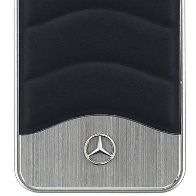 Mercedes Wave III Hard Case kožený ochranný kryt pro Apple iPhone 5, iPhone 5S, iPhone SE.