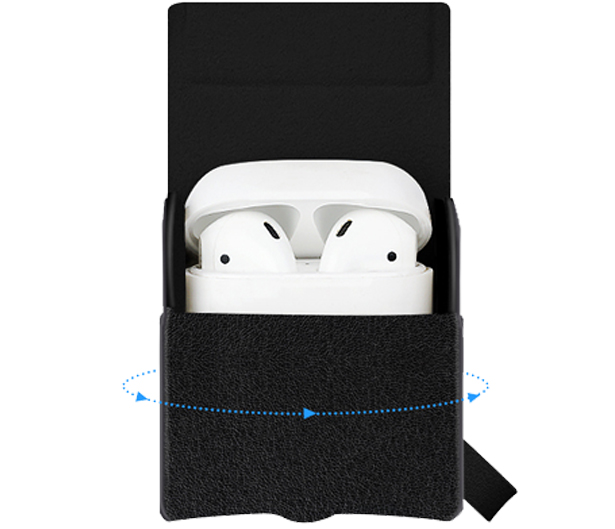 Nillkin Airpods Wireless Charging Case kožené pouzdro s podporou bezdrátového nabíjení pro sluchátka Apple AirPods