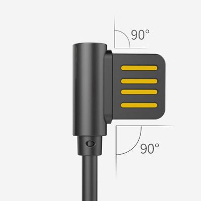 Remax Rayen USB kabel do pravého úhlu s Apple Lightning konektorem