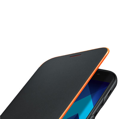 Samsung EF-FA320P Neon Flip Cover originální flipové pouzdro pro Samsung SM-A320F Galaxy A3 (2017) mobilní telefon, mobil, smartphone
