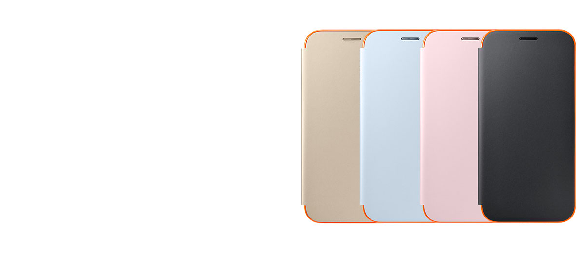 Samsung EF-FA520P Neon Flip Cover originální flipové pouzdro pro Samsung SM-A520F Galaxy A5 (2017) mobilní telefon, mobil, smartphone