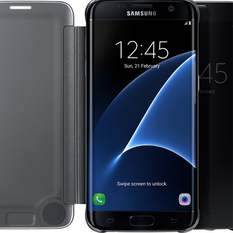Samsung EF-ZG935 Clear View Cover originální flipové pouzdro pro Samsung SM-G935F Galaxy S7 Edge