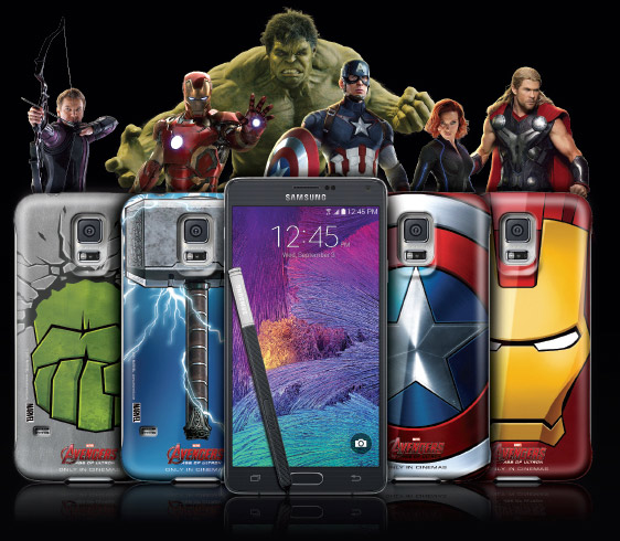 Samsung Marvel Avengers Iron Man originální zadní kryt pro Samsung SM-N910F Galaxy Note 4