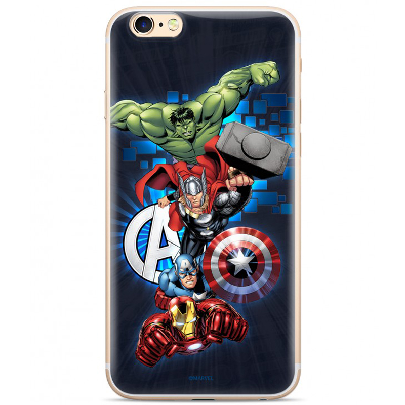 Marvel Avengers 001 TPU ochranný silikonový kryt s motivem pro  Apple iPhone XS Max