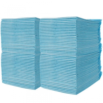 1Mcz Absorpční podložky 60 x 60cm 100 ks včetně 30 sáčků bílá modrá (white blue)