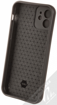 1Mcz Armor CamShield odolný ochranný kryt s držákem na prst pro Apple iPhone 12 černá (black) zepředu