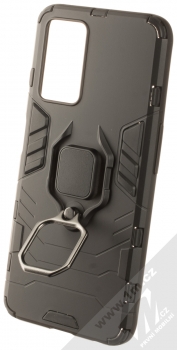 1Mcz Armor Ring odolný ochranný kryt s držákem na prst pro Realme 9i, Oppo A96 4G černá (black) držák