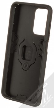 1Mcz Armor Ring odolný ochranný kryt s držákem na prst pro Samsung Galaxy A32 5G černá (black) zepředu