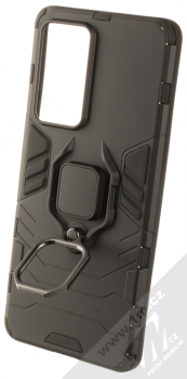 1Mcz Armor Ring odolný ochranný kryt s držákem na prst pro Xiaomi 12 Pro černá (black) držák