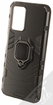 1Mcz Armor Ring odolný ochranný kryt s držákem na prst pro Xiaomi Redmi 10 černá (black)
