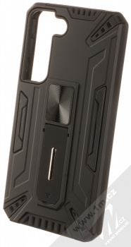 1Mcz Armor Stand odolný ochranný kryt se stojánkem pro Samsung Galaxy S22 5G černá (black)