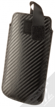 1Mcz Carbon Pocket XXL pouzdro kapsička černá (black) rozepnuté