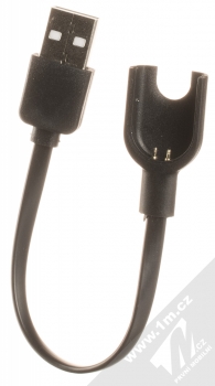 1Mcz Charging Cable nabíjecí USB kabel pro Xiaomi Mi Band 3 černá (black)