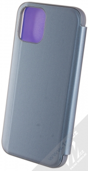1Mcz Clear View flipové pouzdro pro Apple iPhone 12 Pro Max modrá (blue) zezadu