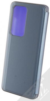 1Mcz Clear View flipové pouzdro pro Huawei P40 Pro modrá (blue) zezadu
