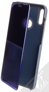 1Mcz Clear View flipové pouzdro pro Huawei Y7 (2019) modrá (blue)