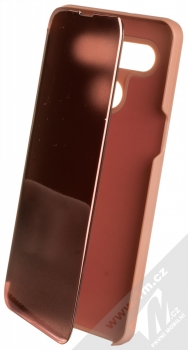 1Mcz Clear View flipové pouzdro pro LG K41s, LG K51s růžová (pink)