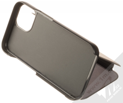 1Mcz Clear View flipové pouzdro pro Apple iPhone 13 černá (black) stojánek