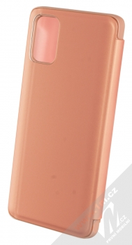 1Mcz Clear View flipové pouzdro pro Samsung Galaxy M31s růžová (pink) zezadu