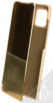 1Mcz Clear View flipové pouzdro pro Samsung Galaxy Note 10 Lite zlatá (gold)