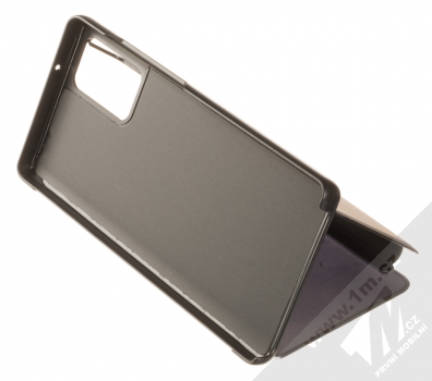 1Mcz Clear View flipové pouzdro pro Samsung Galaxy Note 20 černá (black) stojánek