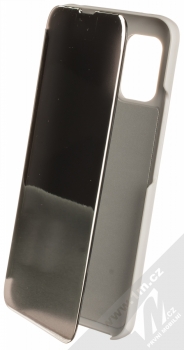 1Mcz Clear View flipové pouzdro pro Xiaomi Mi 10 Lite stříbrná (silver)