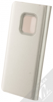 1Mcz Clear View Square flipové pouzdro pro Samsung Galaxy S9 stříbrná (silver) zezadu